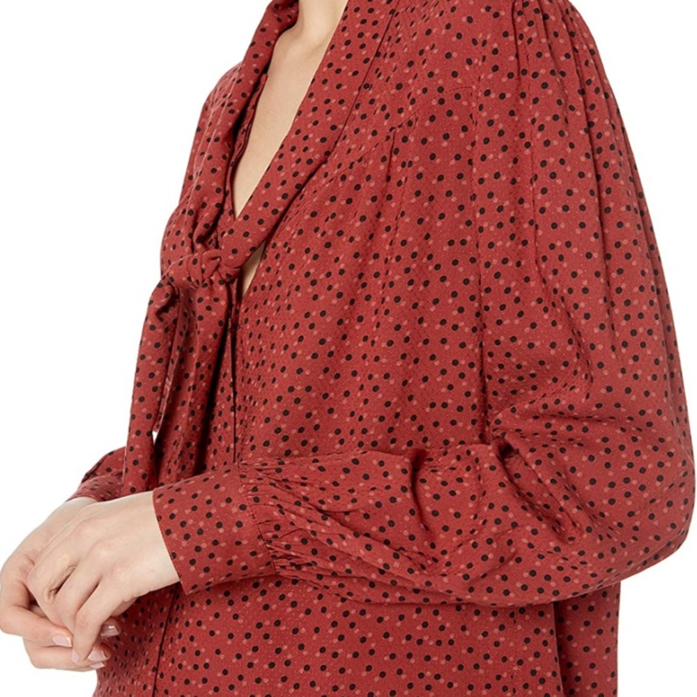 Paige Dark Rust Petaluma Blouse